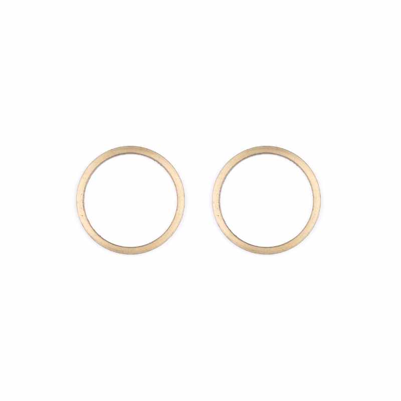 MSS Mamod Loco Spares - Brass Porthole Eye Rings (2)